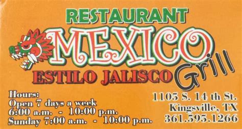 mexican restaurants in kingsville texas